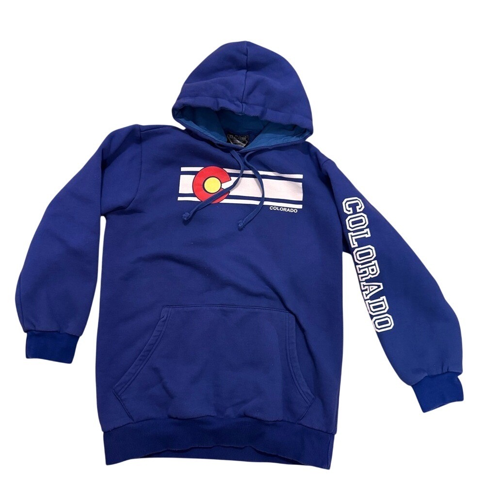 Blue Colorado Hoodie Kids Size XL